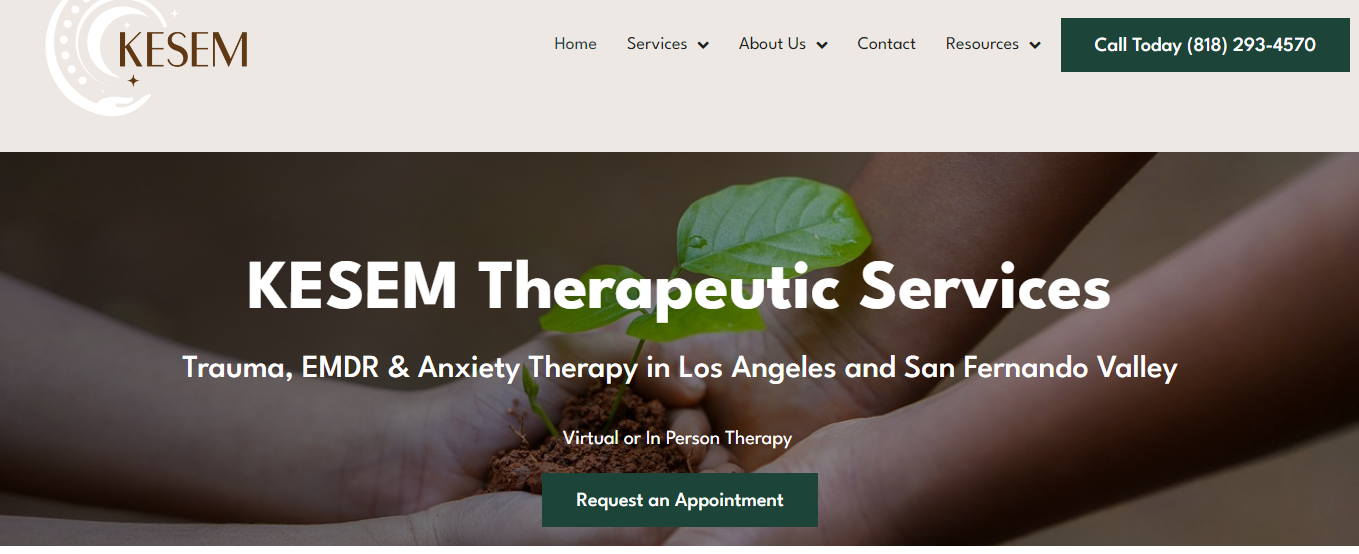 Website Design for a Therapeutic Services